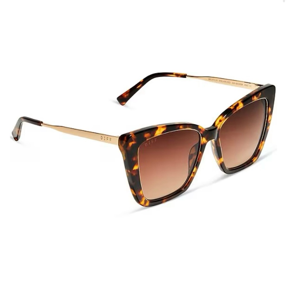 Diff Eyewear Tortoise Shell Sunglasses NWT - image 2